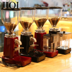 Elektrische Kaffeemühle von JIQI: Einstellbarer Mahlgrad, 500 g Kapazität
